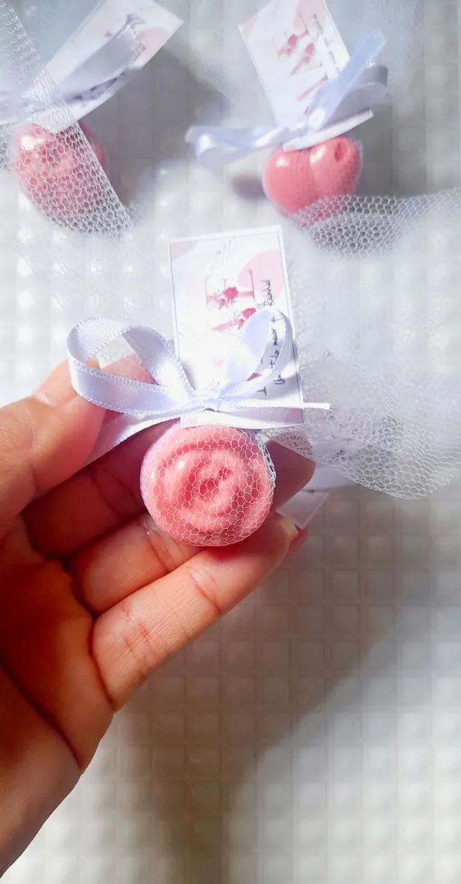 Lembrança rosas em sabonetes  - Foto 2