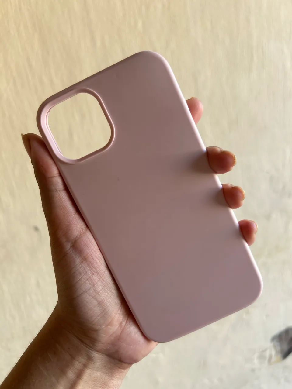 Capinha iPhone 13 rosa claro  - Foto 2