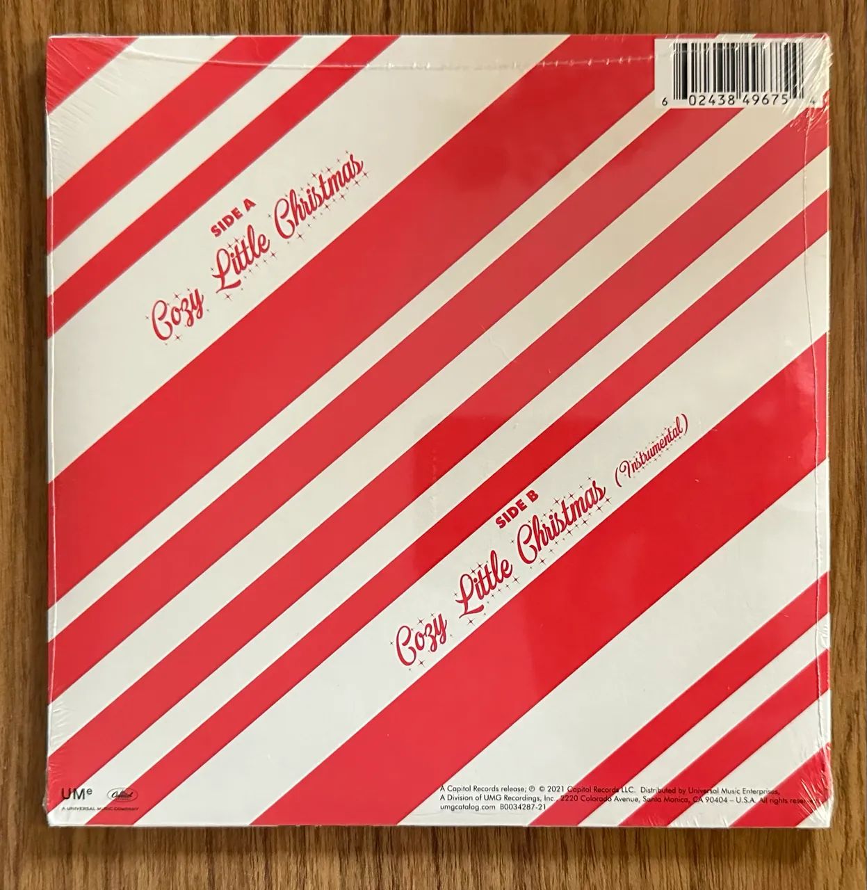 Katy Perry Cozy Little Christmas Lp Vinil Vermelho Amazon - Foto 2