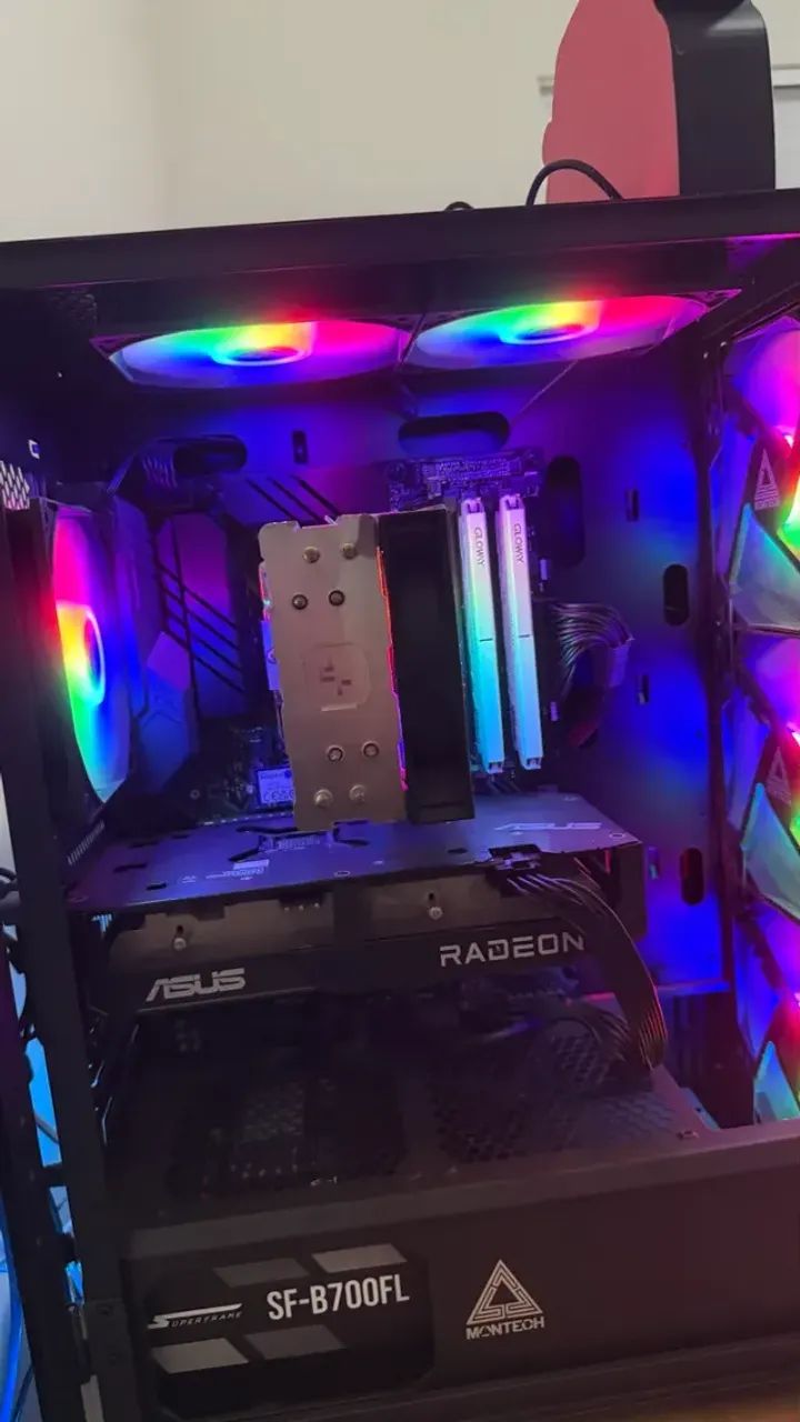 GABINETE MONTECH X3 MESH COM 5 FAN RGB - Foto 3