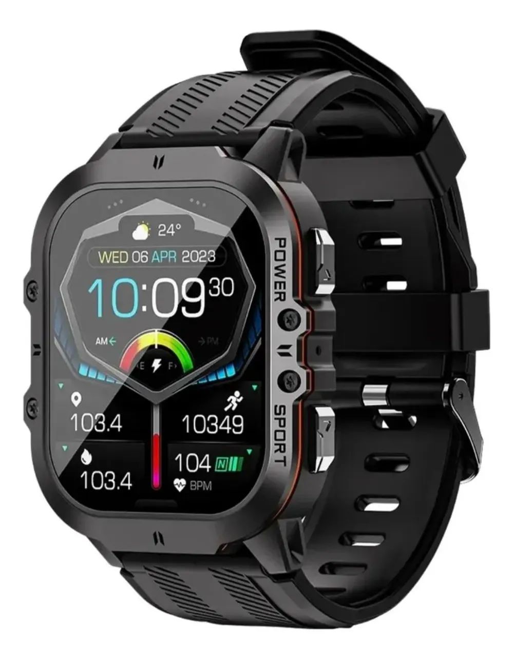 Smartwatch C26 integração com Strava e Google Fit