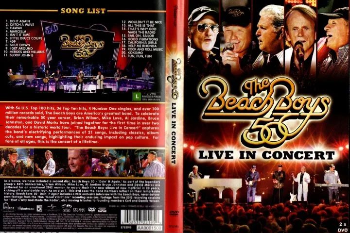 Dvd The Beach Boys - 50 Live In Concert - Foto 5