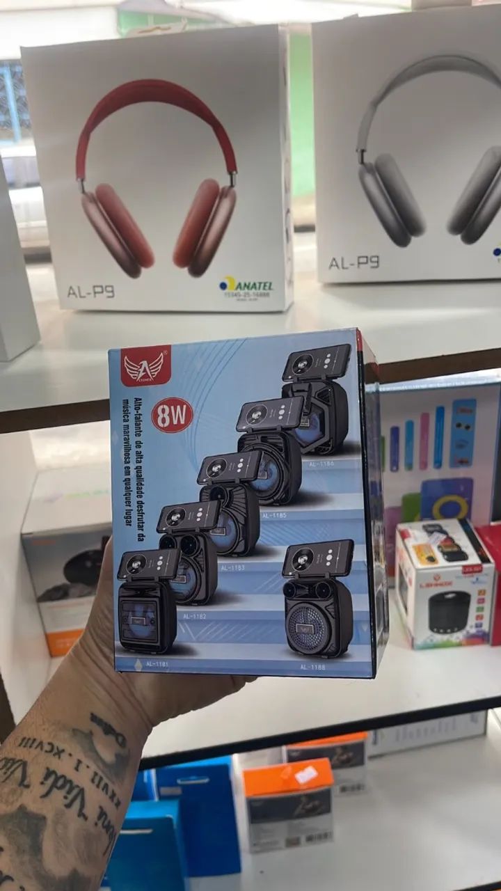 Caixa de som mini