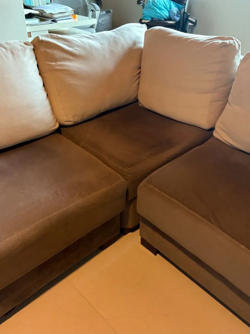 Sofá de canto com almofadas  - Foto 5