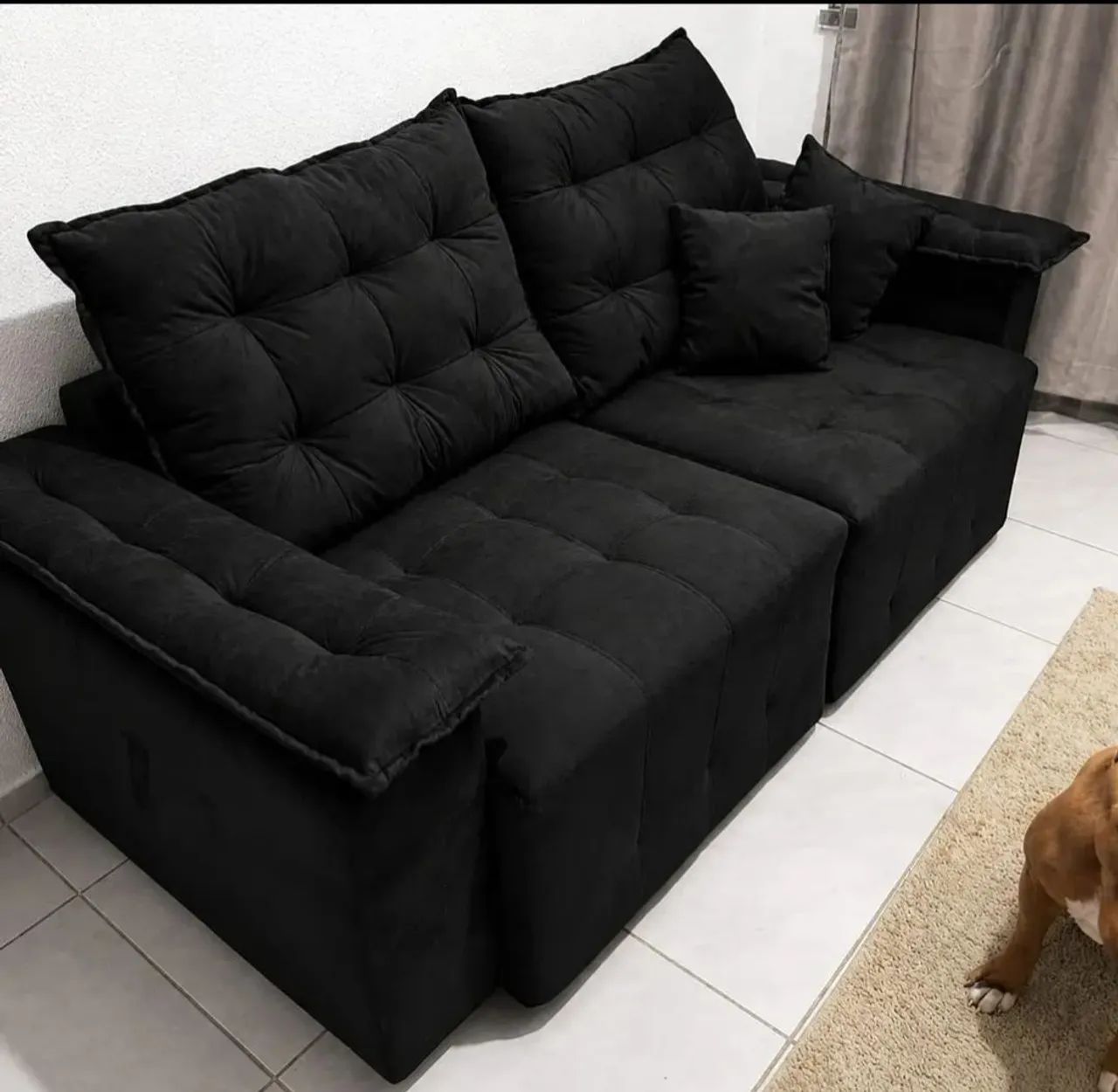 Sofá Retrátil Luxo (Super promoção) - Foto 4