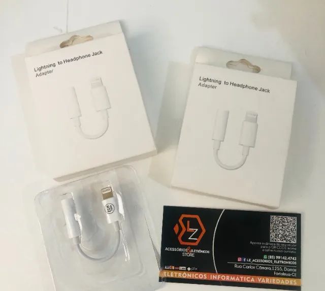 Adaptador de fone p2 para iPhone