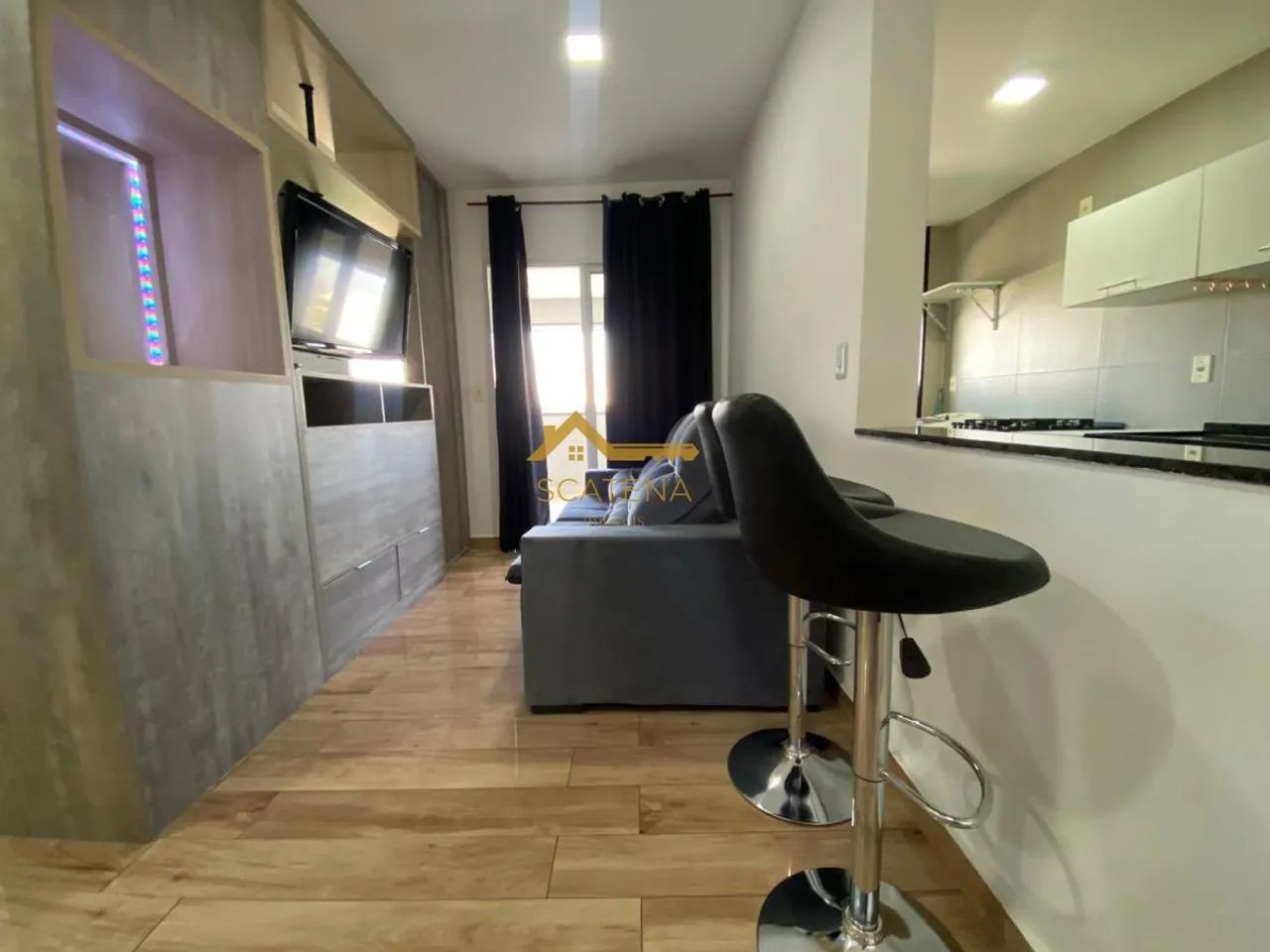 Apartamento com 1 quarto, 58m², para locação em Sorocaba, Edifício Flat Red