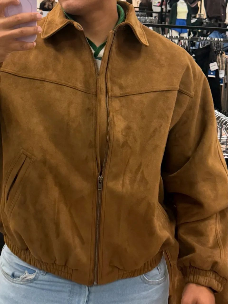 Jaqueta de camurça (suede), marca da c&a, nunca usada!! - Foto 5