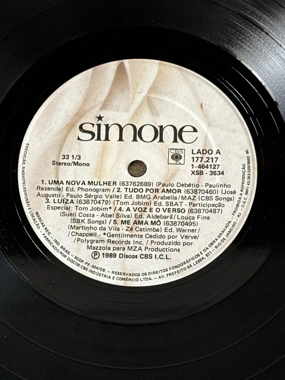 Disco de Vinil LP Simone - Uma Nova Mulher 1989 - Foto 4