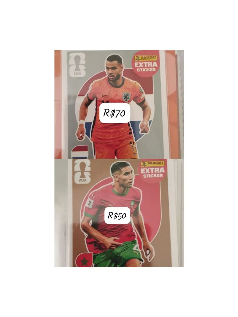 Figurinhas coleção da copa