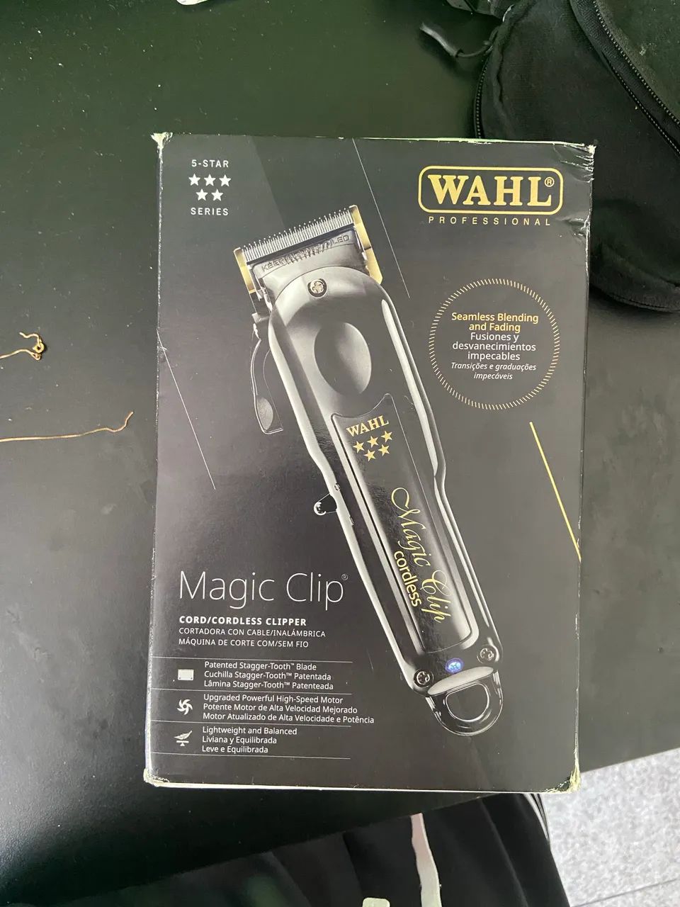 Máquina de corta cabelo wahl Magic clip cordless black