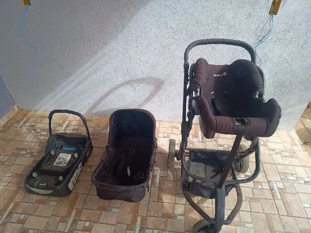 Carrinho e bebe conforto saffety  - Foto 4