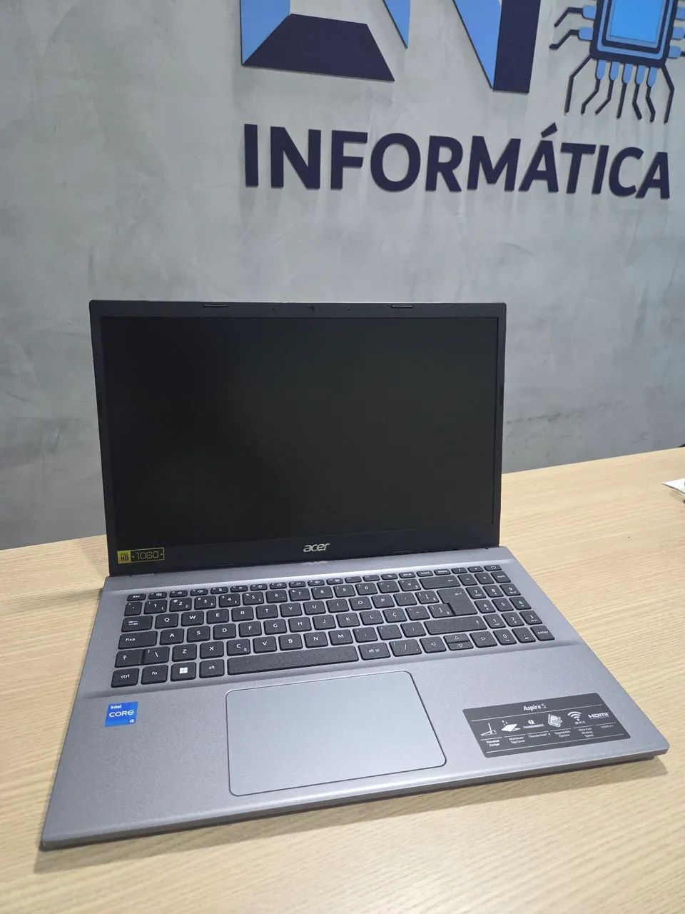 Notebook Acer i5 12 geração/ 8gb de ram e ssd 256gb