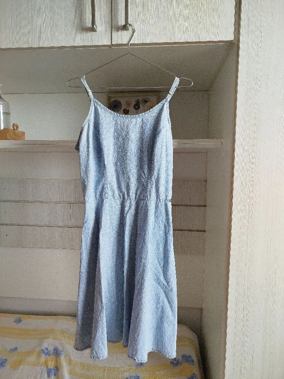 Vestido Jeans de Alcinha Damyller