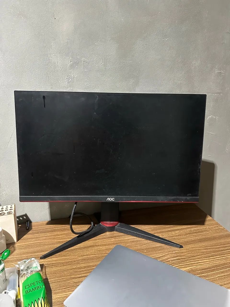 Monitor AOC 24 polegadas 144hz funcionando perfeitamente - Foto 3