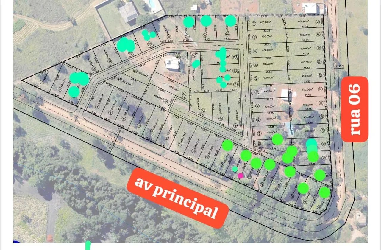 Lote de 400m² Rua 6 - 26 de setembro  - Foto 3