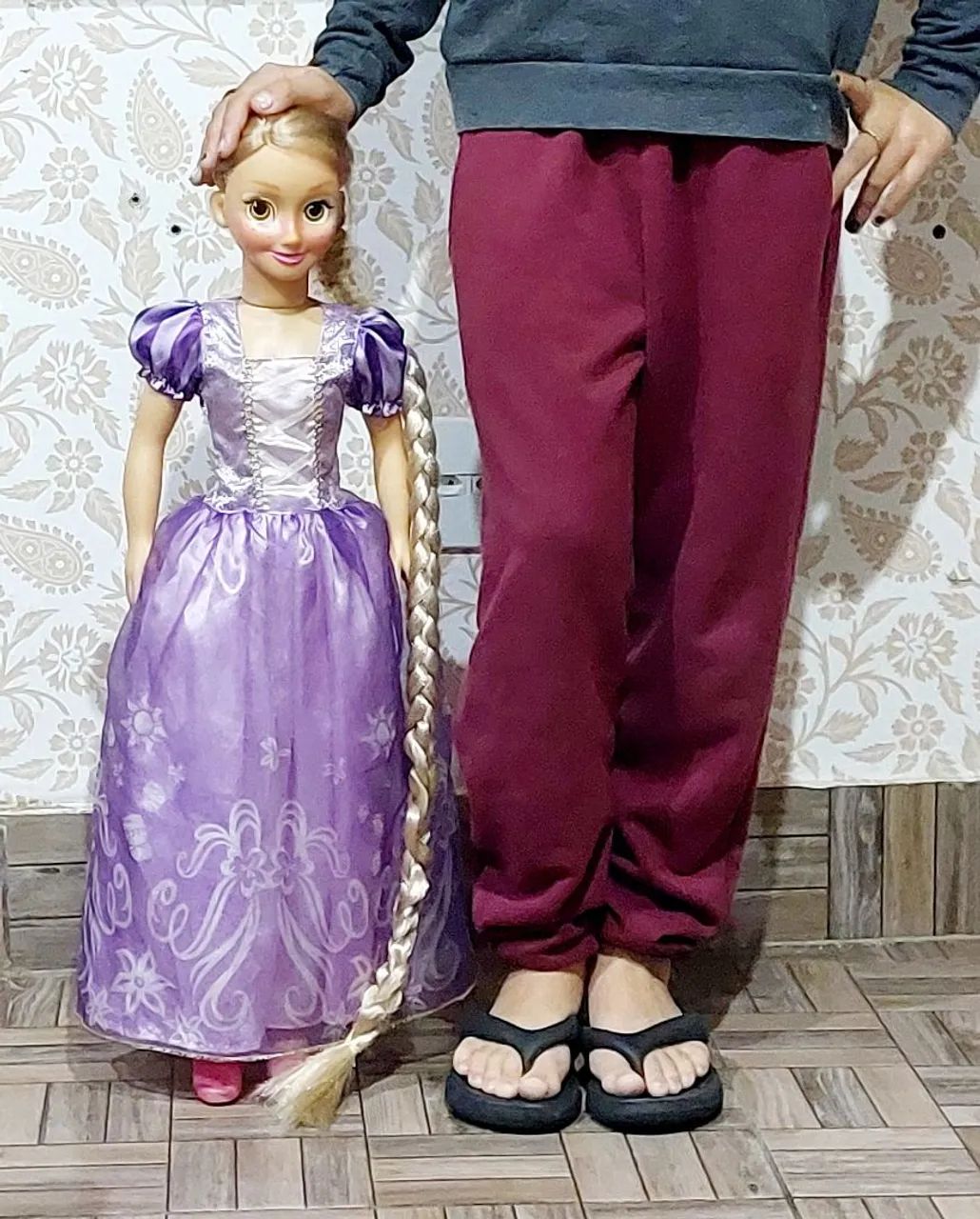 Boneca Raponzel Disney Original 58cm - Foto 2