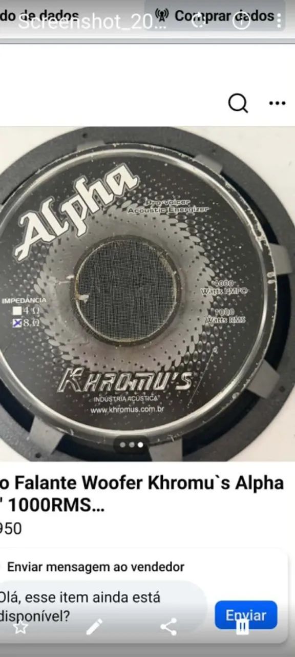 Woofer de 18 polegadas 1000 ram 8 ohms  - Foto 2