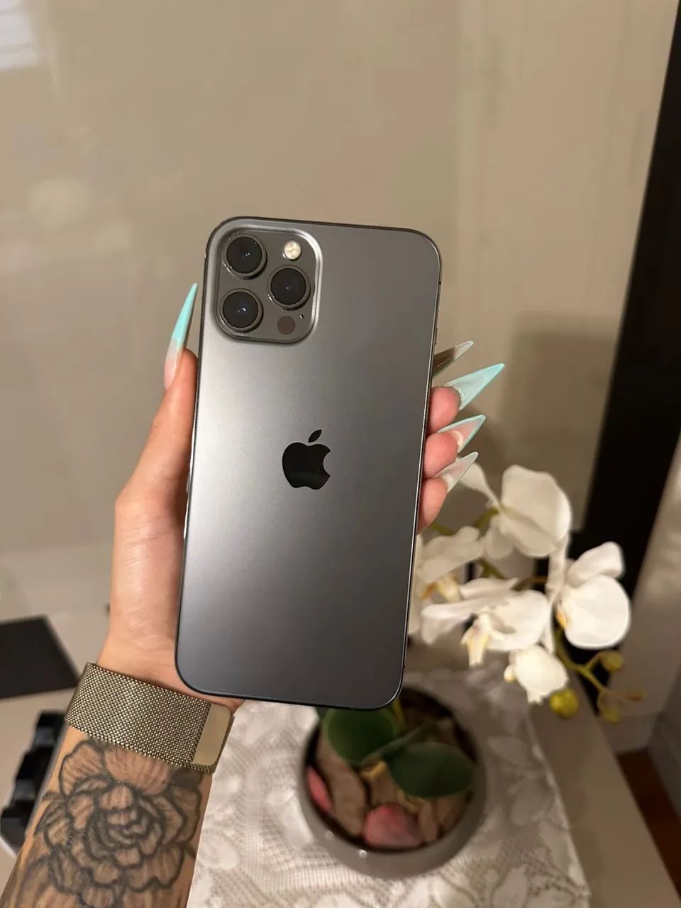 iPhone 12 Pro Max Grafite IMPECÁVEL  - Foto 2