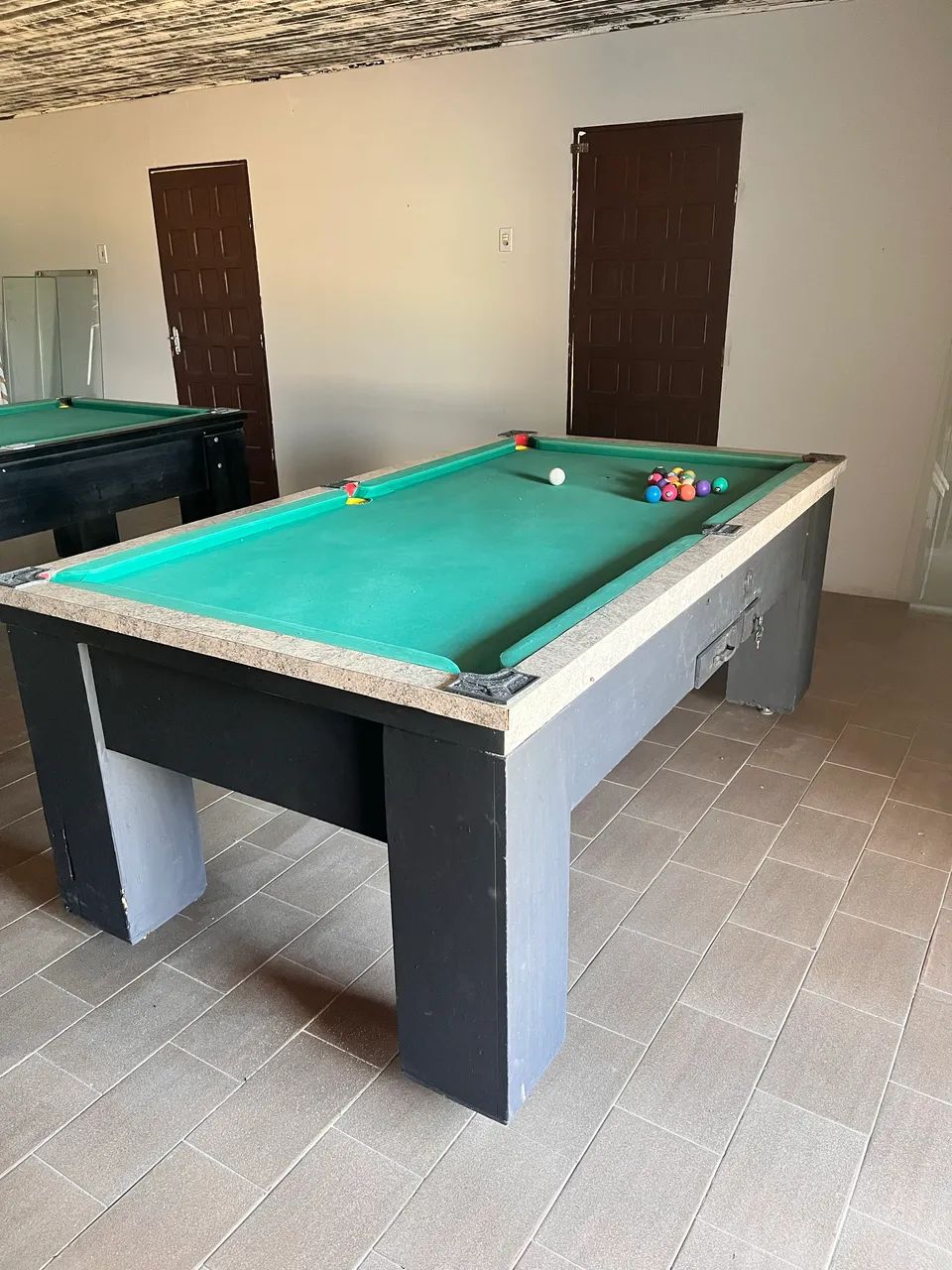 Mesa de sinuca ótimo estado - Madeira pura