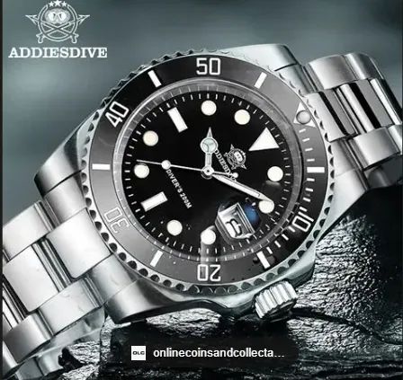 Relógio Submariner Addiesdive My-h3-2qz Aço (Usado)