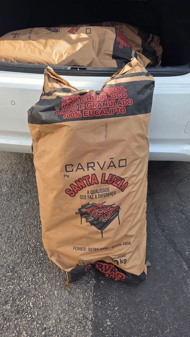 Pacote Carvão 10kg - Santa Luzia