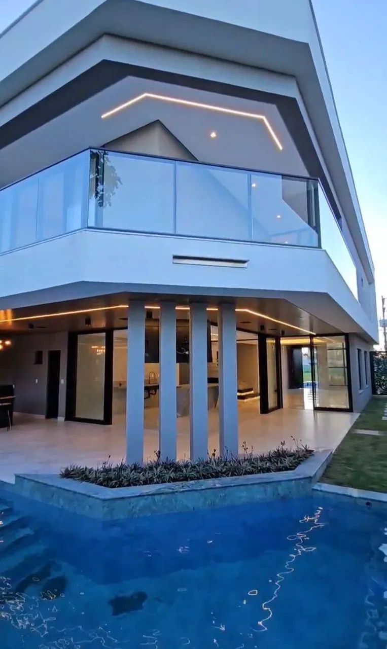 Casa duplex com muito luxo e sofisticação com piscina e cascata REF: 4109 - Foto 5