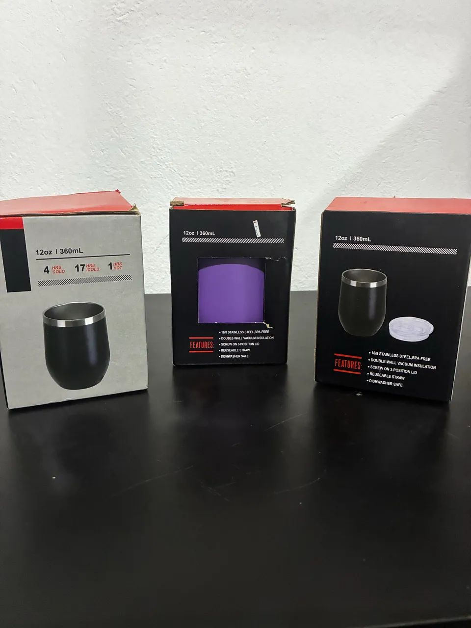 Copo Térmico Inox 360ml com Tampa | Novo | Várias Cores - Foto 4