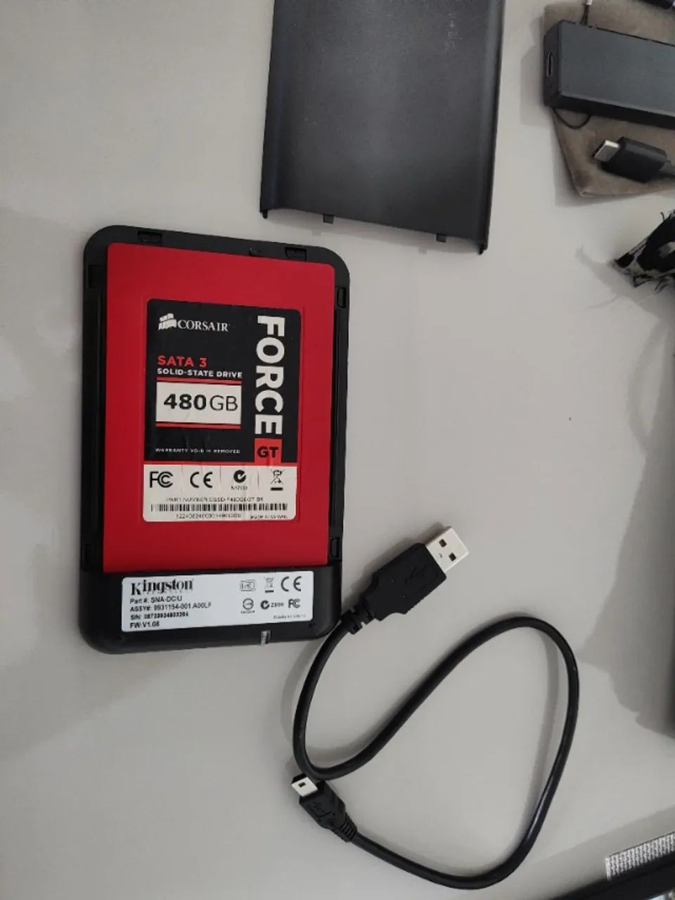 SSD sata externo, 480Gb. 