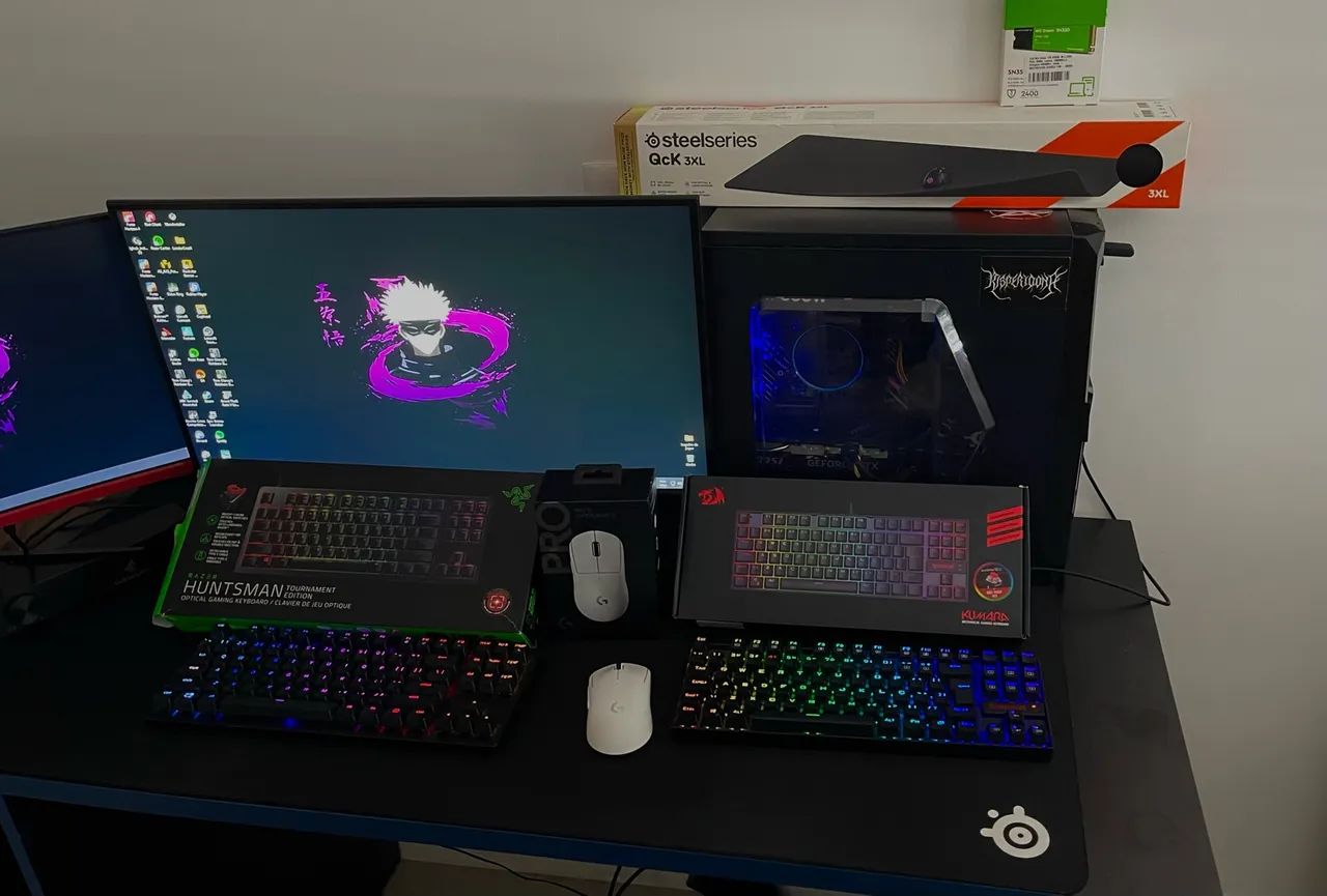 Pc Gamer ( 2 monitores, mouse, teclado e + )