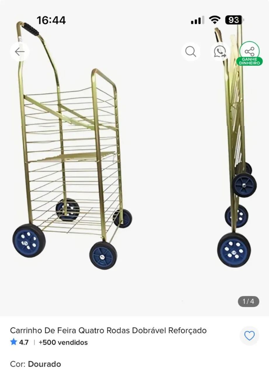 Carrinho de compras novo - Foto 2