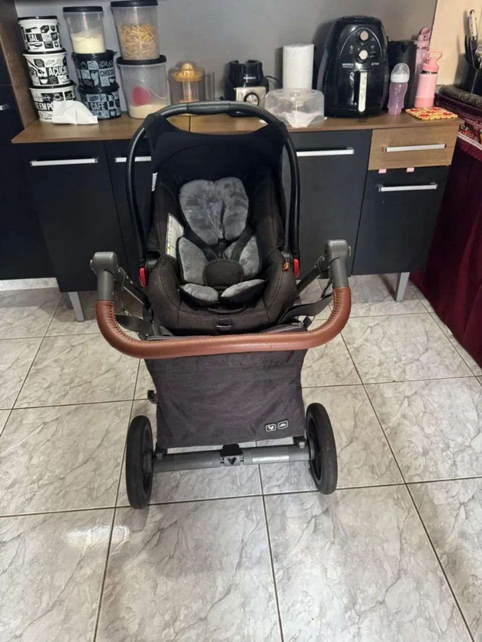 Carrinho de bebê abc design como 4 + isofix.  - Foto 3