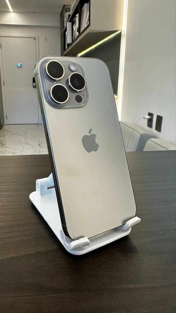 iPhone 16 Pro 128gb Natural Seminovo / Loja Física - Celulares e