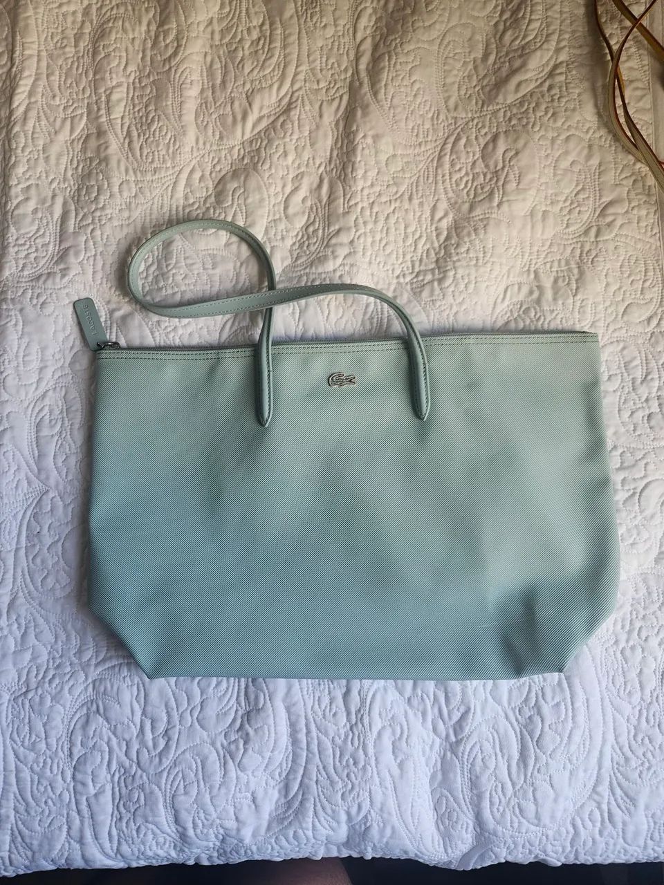 Bolsa Tote Lacoste Azul Clara - Foto 2