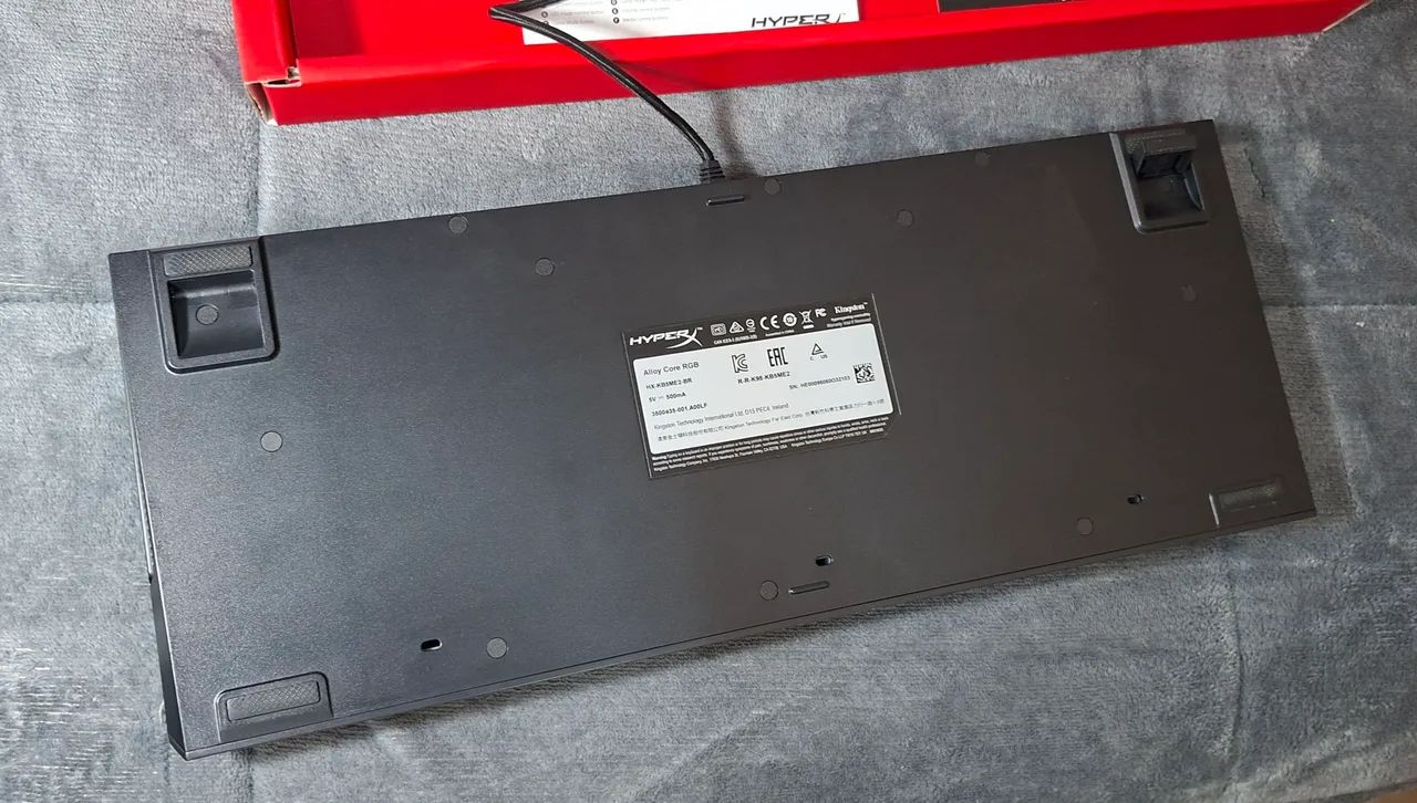 Teclado Gamer Hyperx Alloy Core RGB - POUCO USADO - Foto 5