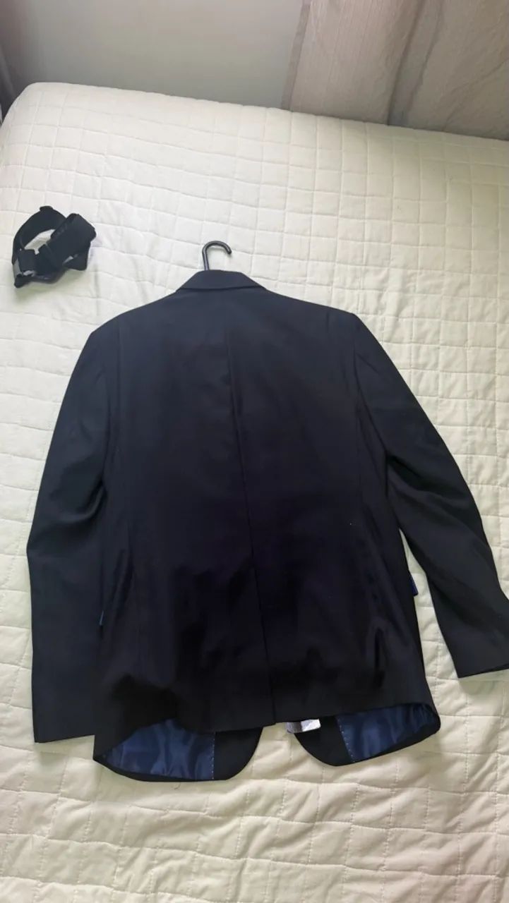 Terno slim azul marinho  - Foto 3