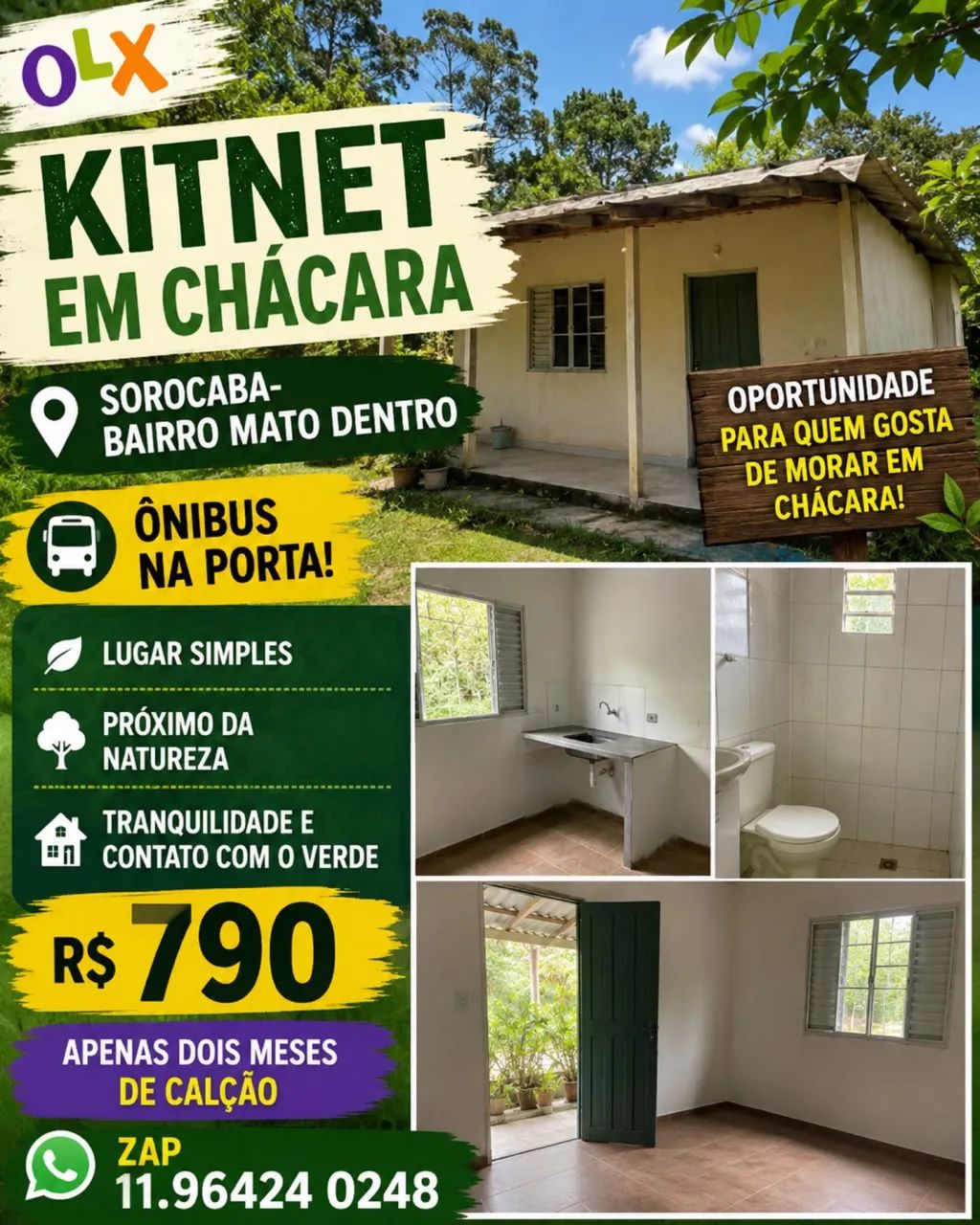 Kitnet quitinete com ou sem mobília