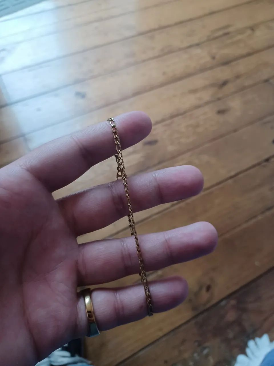 Pulseira banhada a ouro