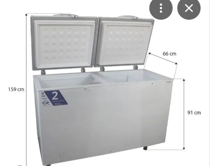 NZ. Freezer horizontal duas tampas FRICON 503 litros 