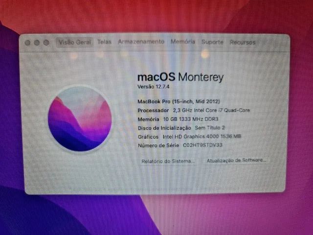 Macbook Pro 15? - Mid 2012 com caixa - Foto 3
