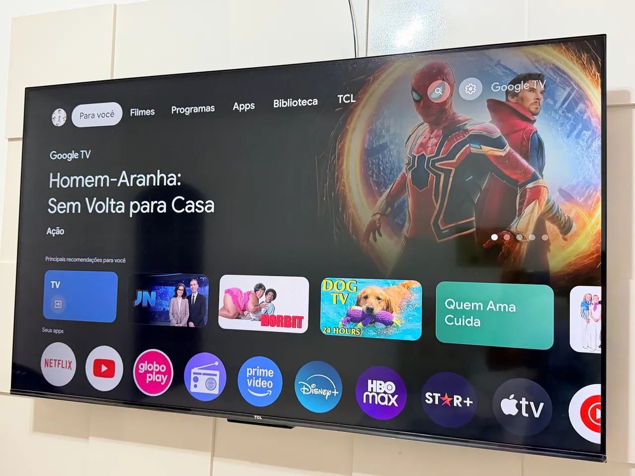 Smart TV TCL 55 - 4K - Pouco uso + Nota Fiscal