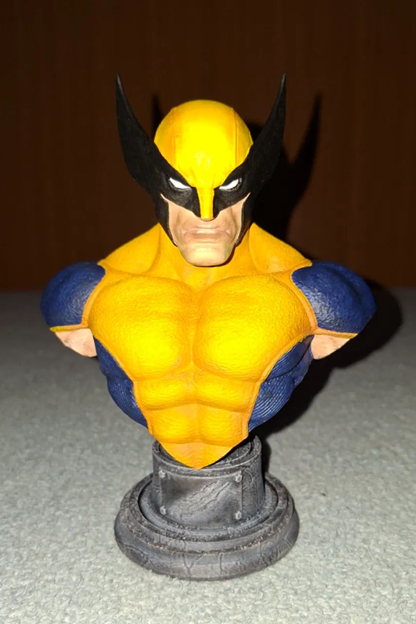 WOLVERINE BUSTO - PERSONAGEM DE AÇÃO - PEÇA DE COLEÇÃO PREMIUM - Foto 3