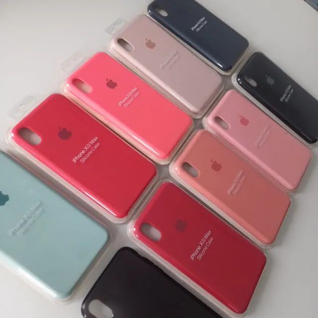 Capinha iPhone XS MAX Diversas Cores e Transparente Silicone Premium | NOVA - Foto 2