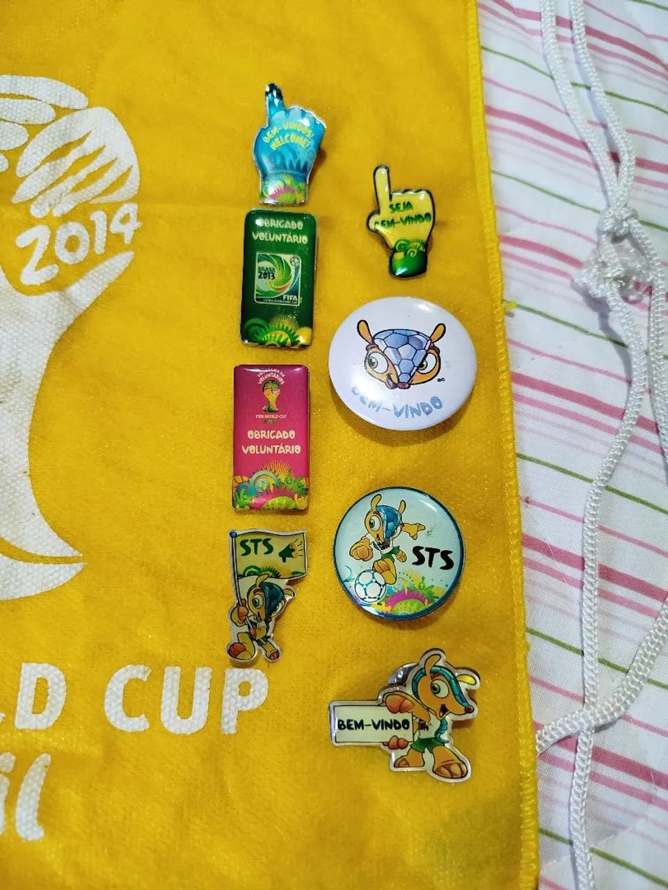 Coleção Pins Copa do Mundo FIFA 2014 e sacolinha - Foto 2