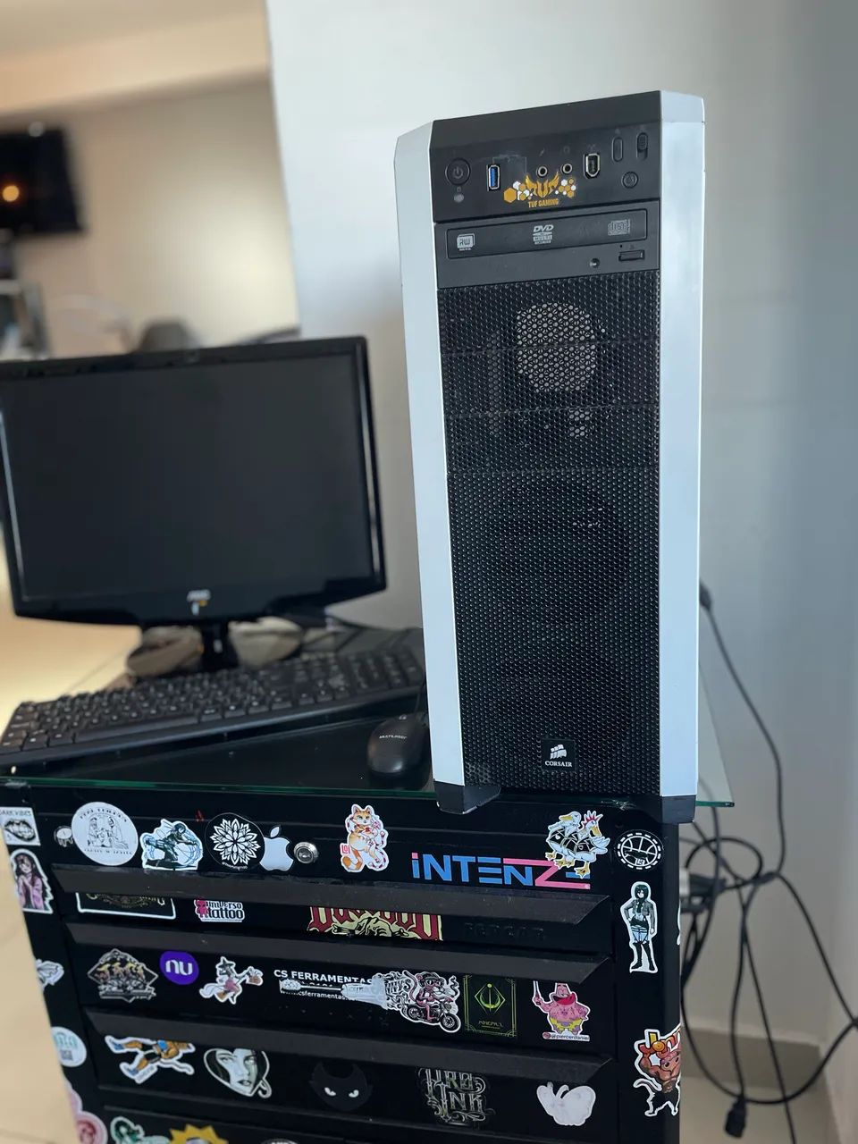 PC Completo i7 + Monitor AOC + Gabinete Corsair 500R (Pronto p/ Uso)