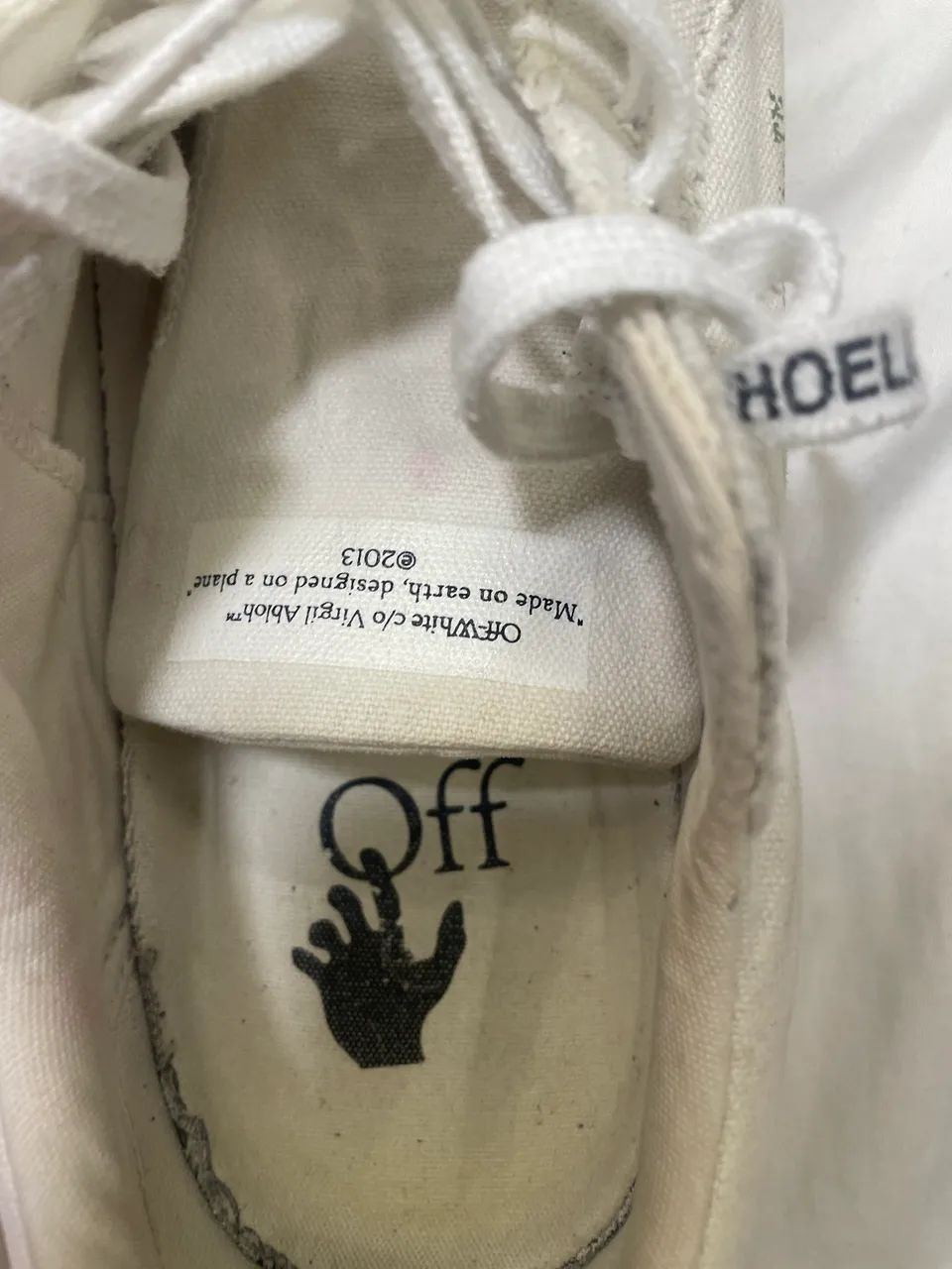 tênis off white vulcanized  - Foto 4