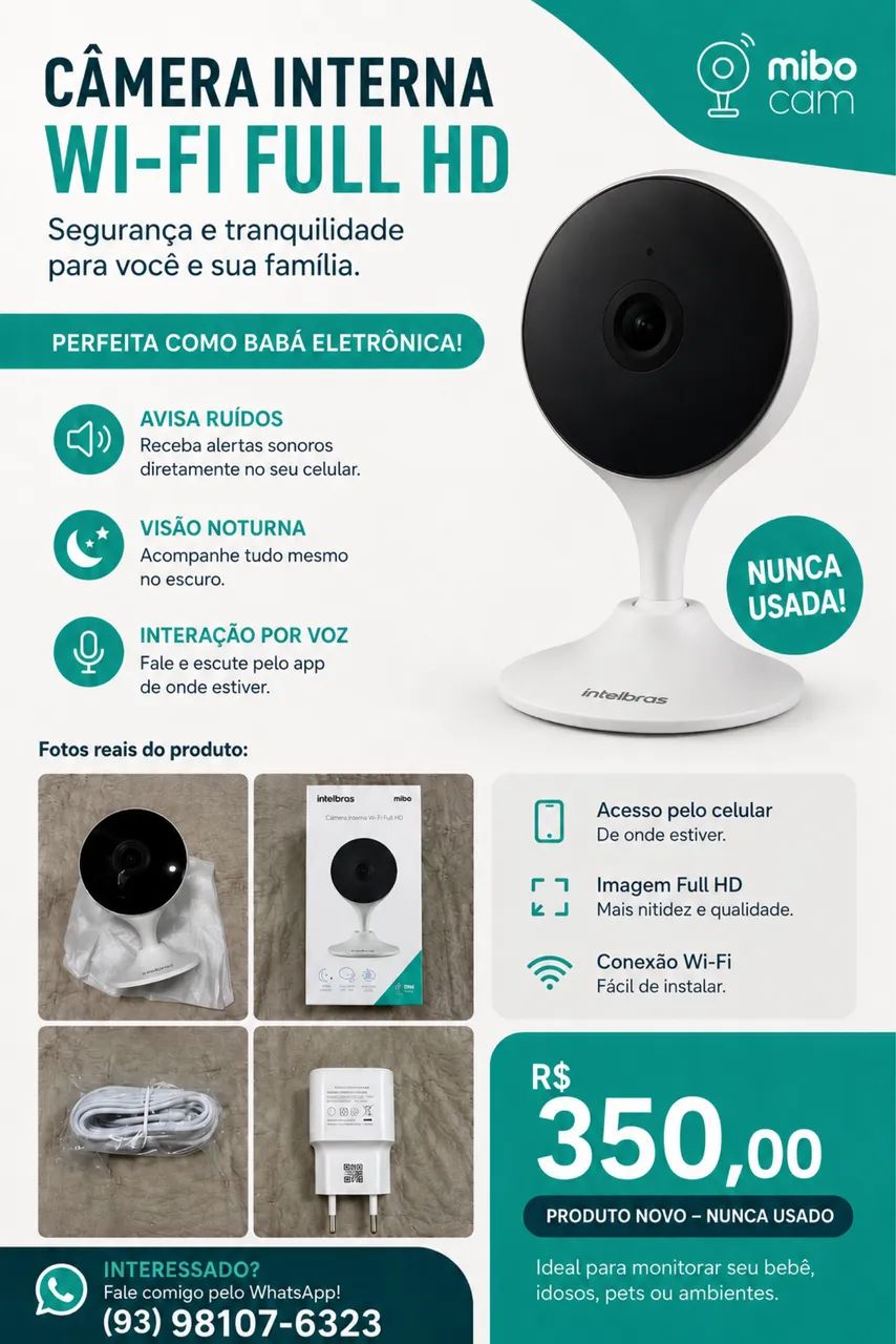 Câmera INTELBRAS
