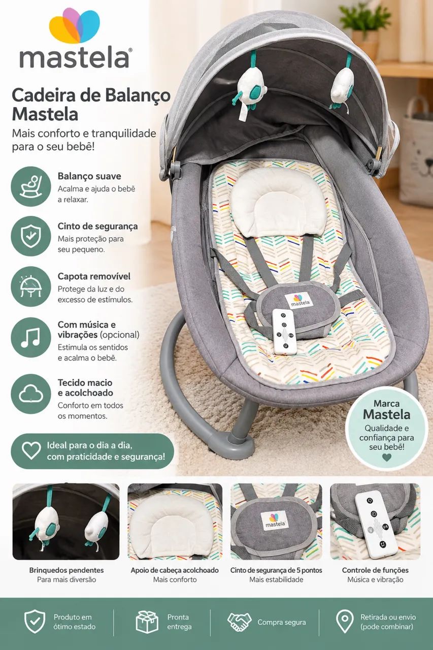 Cadeira de Balanço Mastela