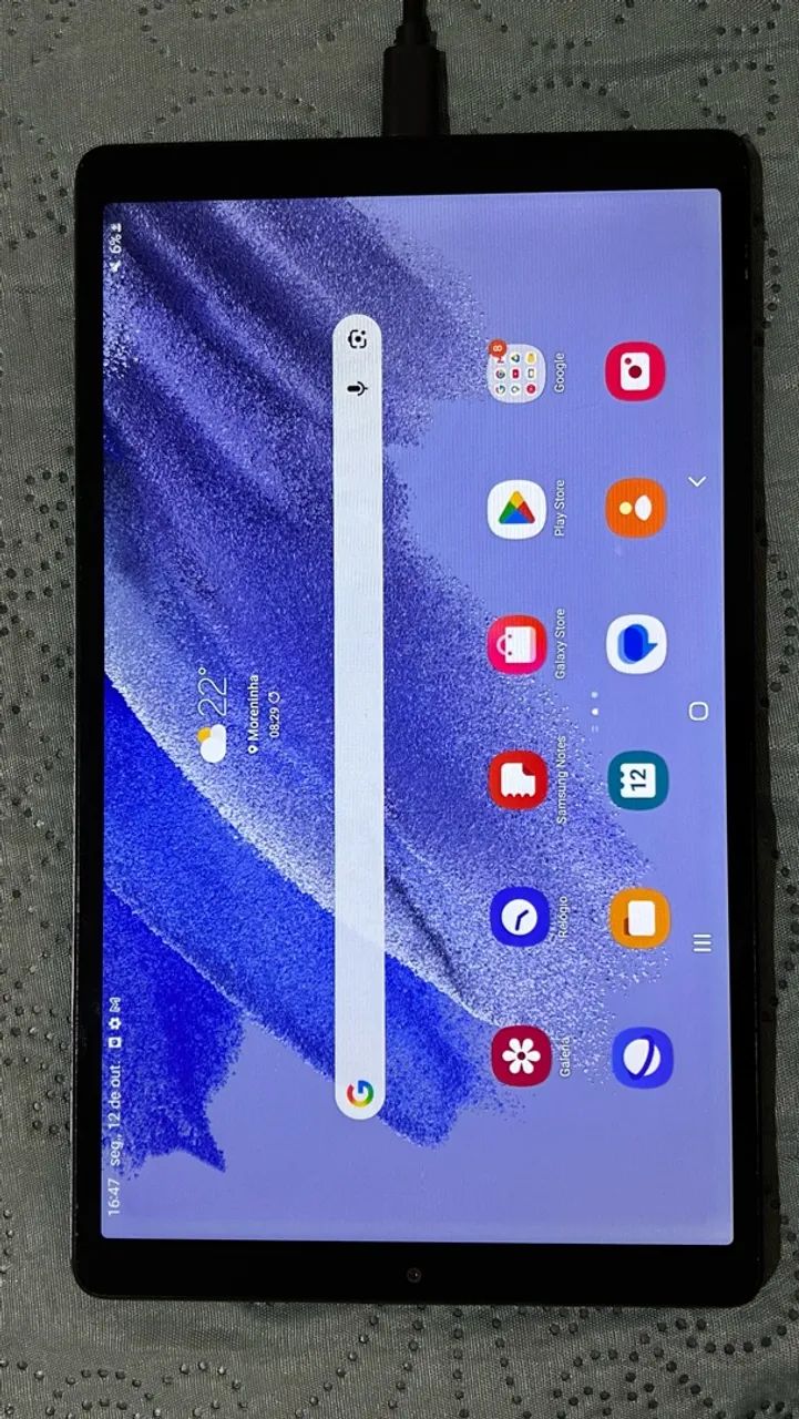 Tablet Samsung Galaxy Tab A7 Lite 64GB Cinza - Usado - Foto 3