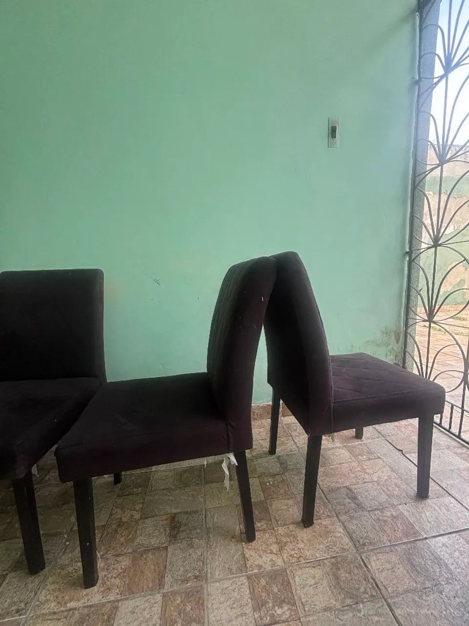 Conjunto cadeiras de jantar estofadas - Foto 2